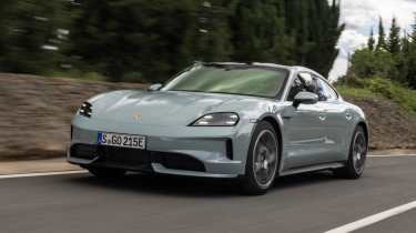 Porsche Taycan facelift – front